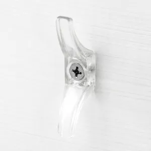 2" Plastic Cord Cleats - Clear - Keep Cords Tied Up