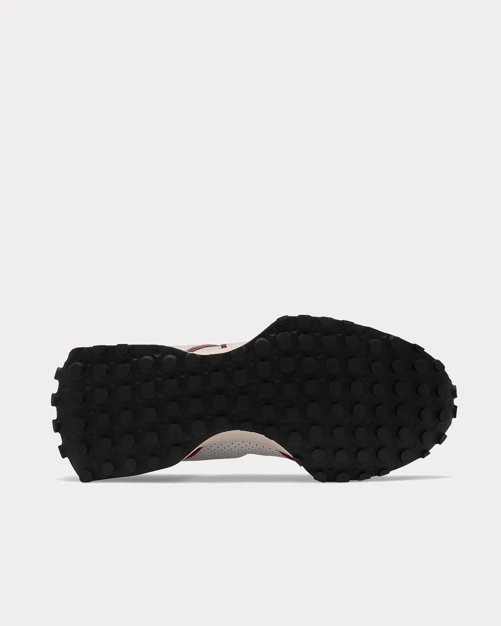 327 White & Scarlet Low Top Sneakers