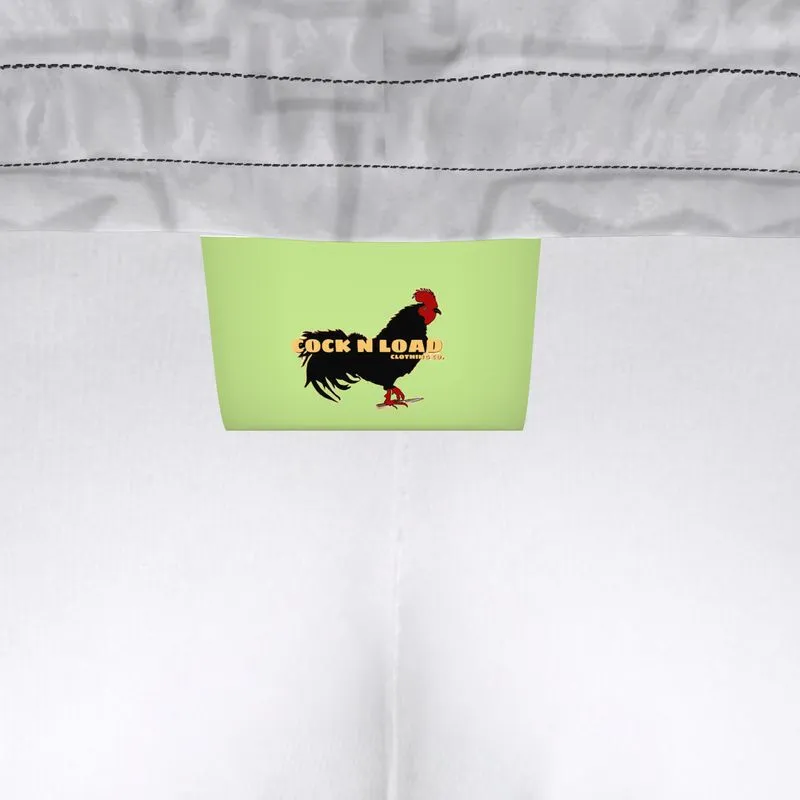 #426 cnl men’s tracksuit trousers w gun print, gun enthusiasts clothing
