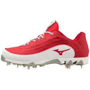 9-Spike® Ambition 3 Low Men's Metal Baseball Cleat - Red/White