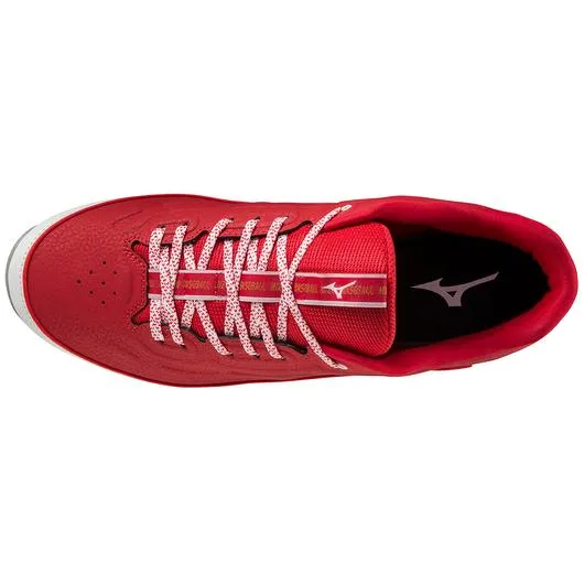 9-Spike® Ambition 3 Low Men's Metal Baseball Cleat - Red/White