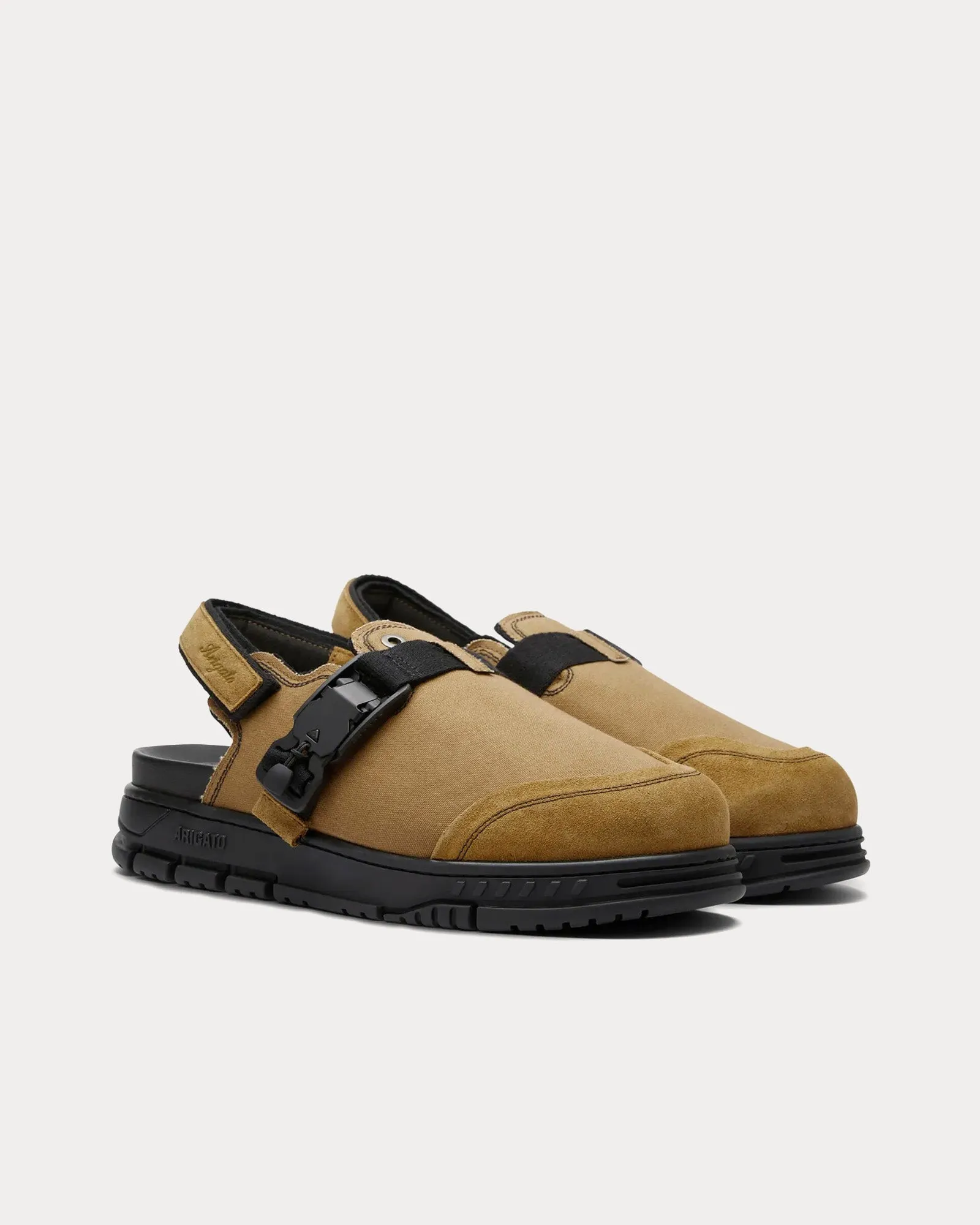 Area Sandal Light Brown / Black Slip Ons