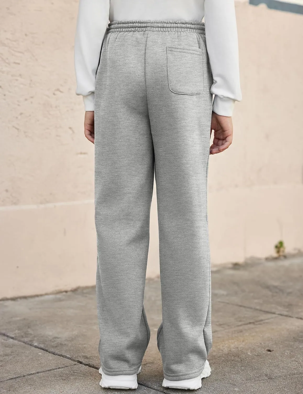 Arshiner Boys Casual Pants Fleece Sweatpants Drawstring Jogger Pants