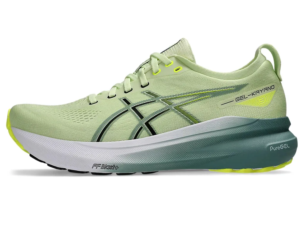 Asics Men's GEL-KAYANO 31 Running Shoes in Cool Matcha/Celadon