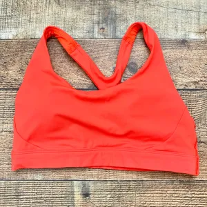 Athleta Vermillion Ultimate Racer Back Cut Out Padded Sports Bra- Size S (Sold out online)