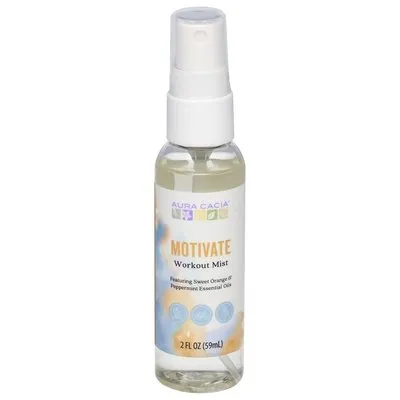 Aura Cacia Motivate Workout Mist 2 OZ [UNFI #10761] T