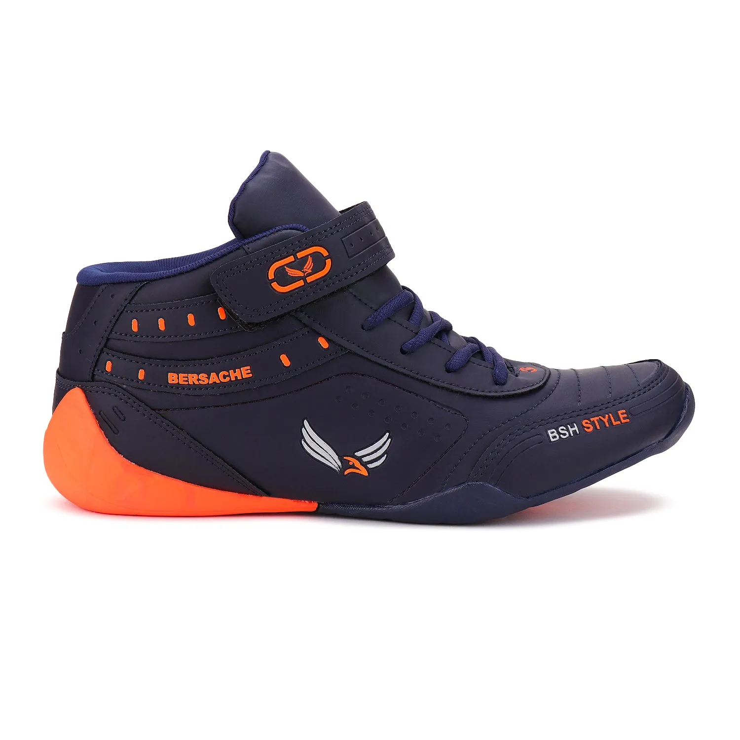 Bersache Lightweight Casual Sneaker Shoes For Men Blue-9019