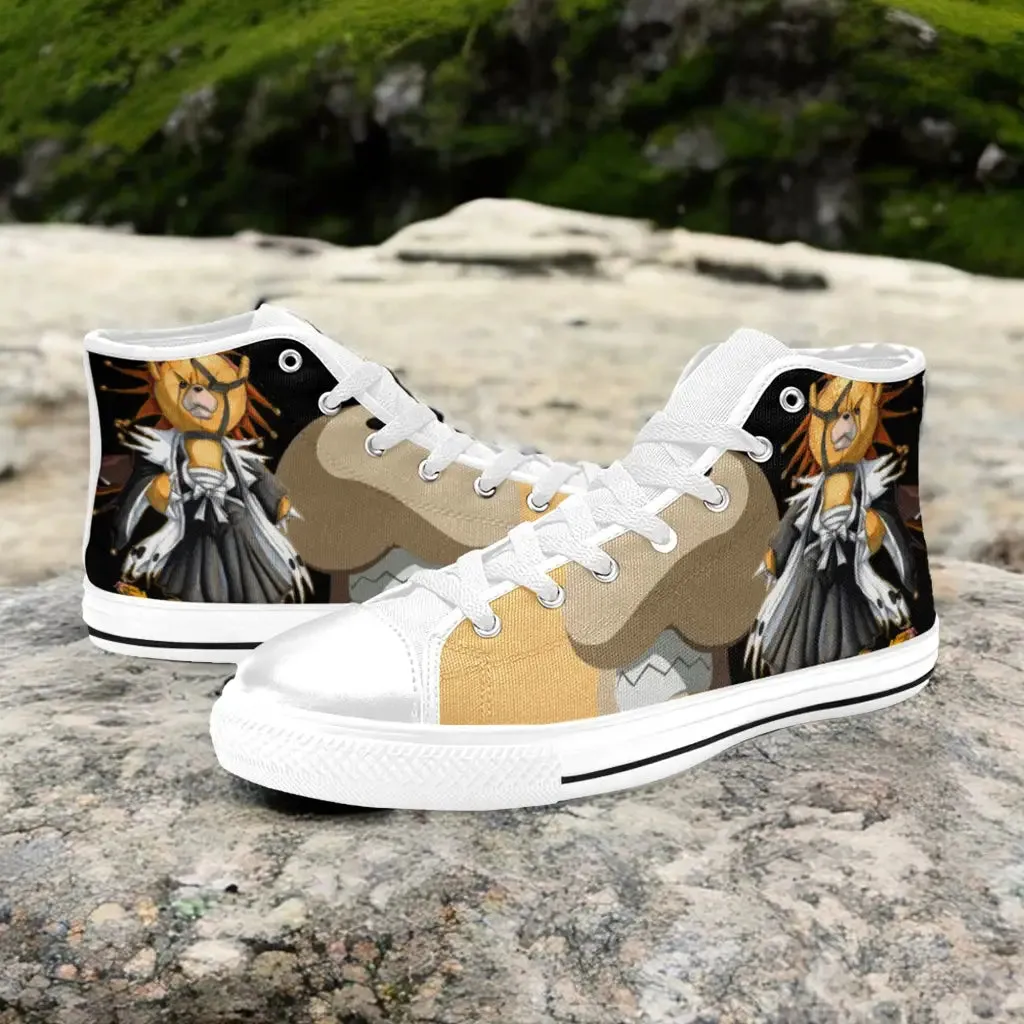 Bleach Zaraki Kenpachi Kon Shoes High Top Sneakers for Kids and Adults