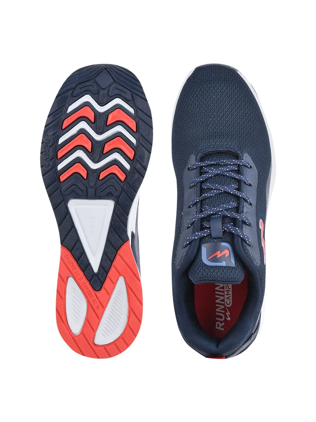 CAMP-STARDOM Navy Men's Running Shoes