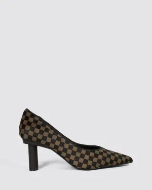 CHARLES HEELS MULTI PRINT LEATHER