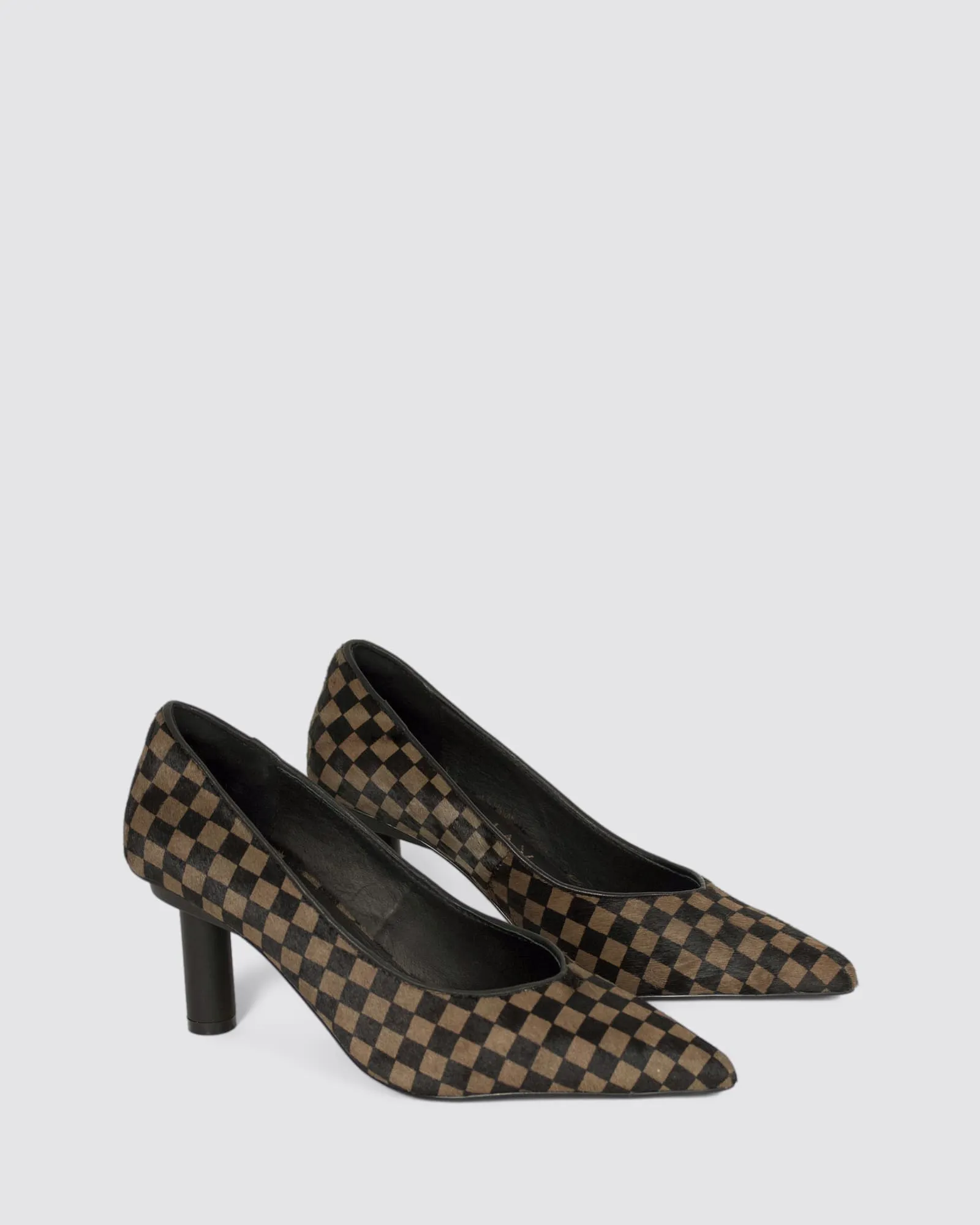 CHARLES HEELS MULTI PRINT LEATHER