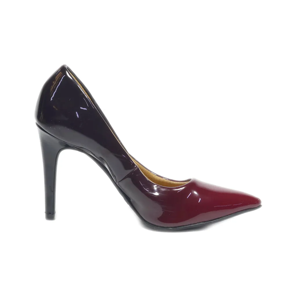 Christian Siriano High-Heel Shoes Fabric Maroon Colour For Women