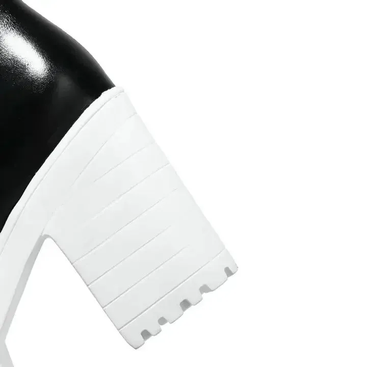 Chunky Platform Ankle Boots