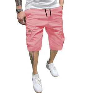 Classic Drawstring Design Cargo Shorts