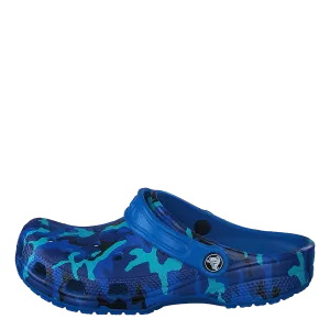 Classic Printed Clog K Bright Cobalt