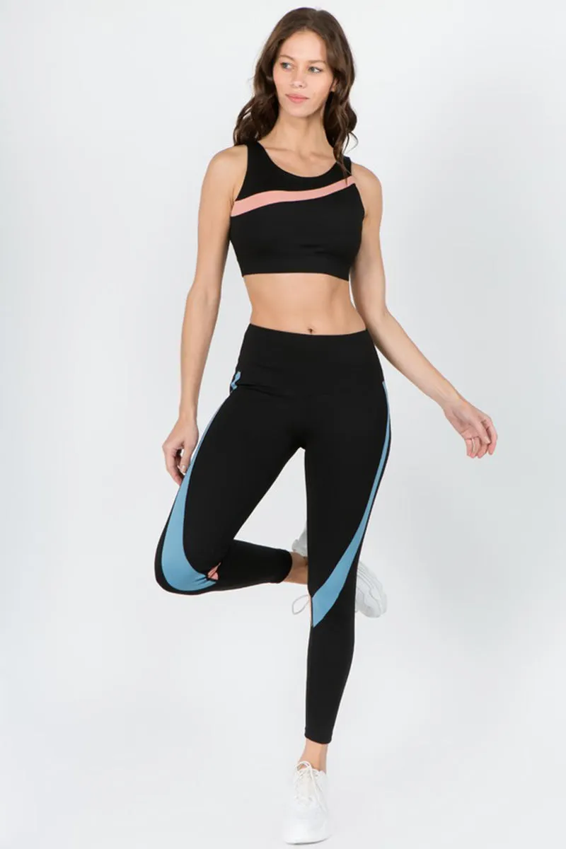 Curves with Confidence Striped Active Workout Set