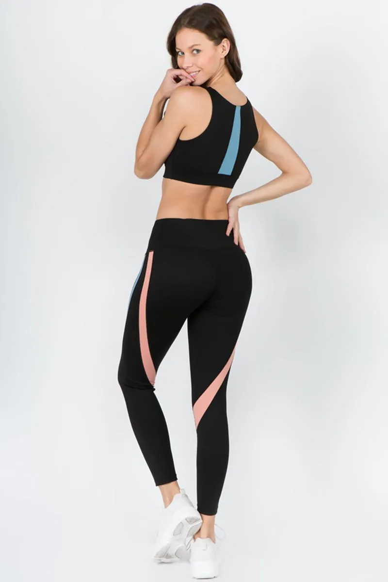 Curves with Confidence Striped Active Workout Set