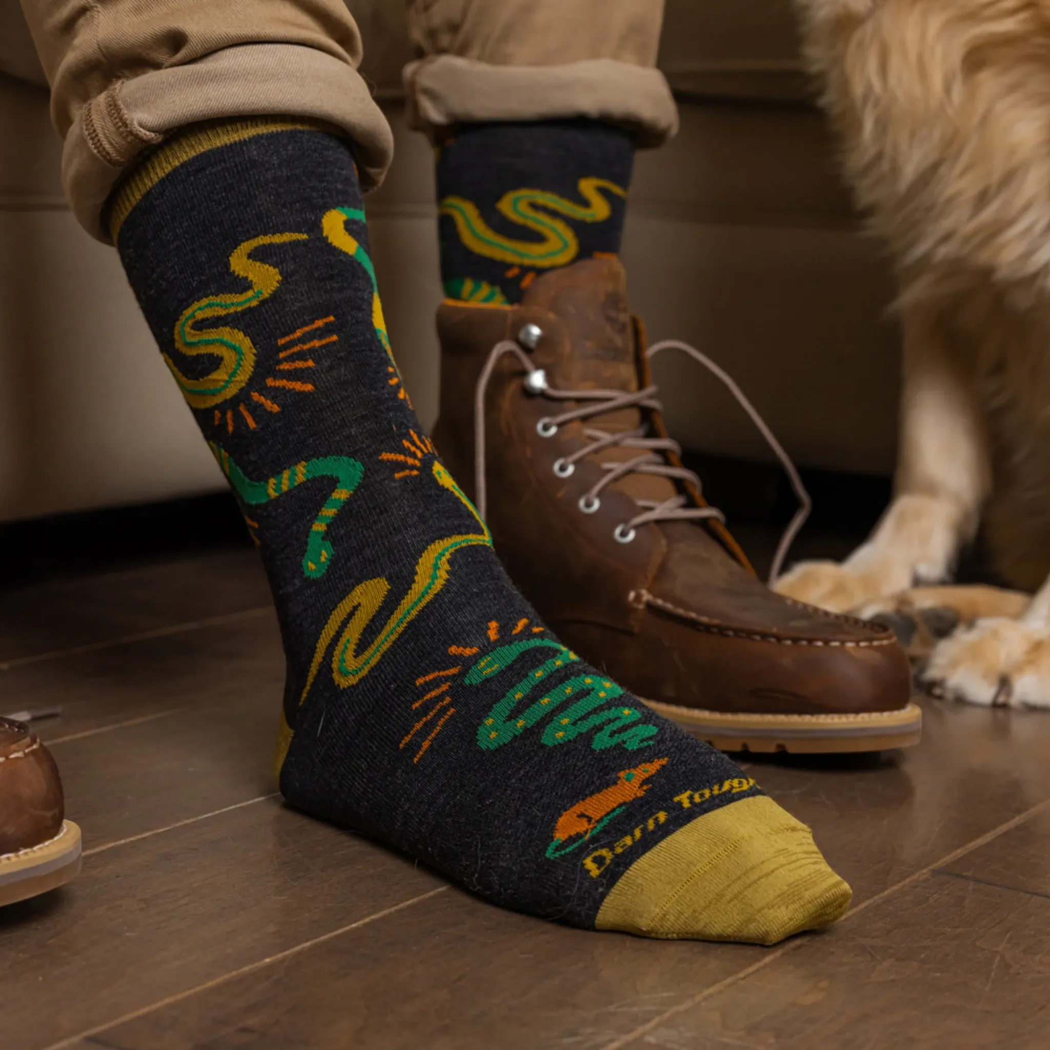 Darn Tough Men's Field Guide Crew Lightweight Lifestyle Socks