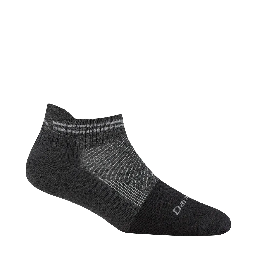 Darn Tough Women's Steely No Show Tab Lightweight Work Sock in Gravel
