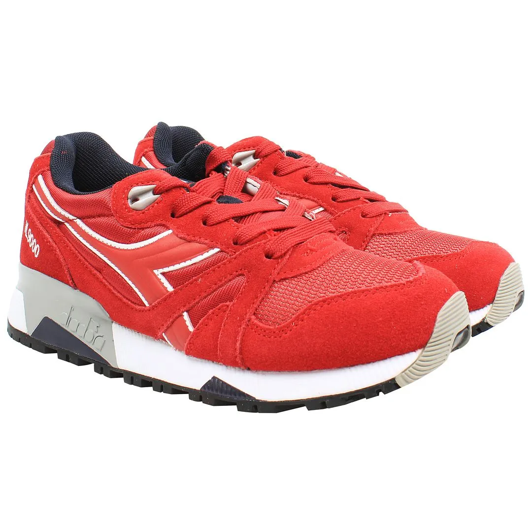 Diadora N9000 Nyl II Mens Red Trainers