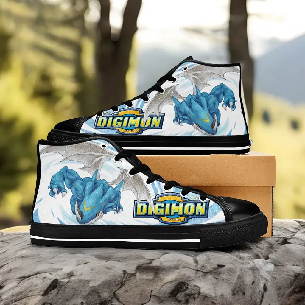 Digimon Adventure ExVeemon Shoes High Top Sneakers for Kids and Adults