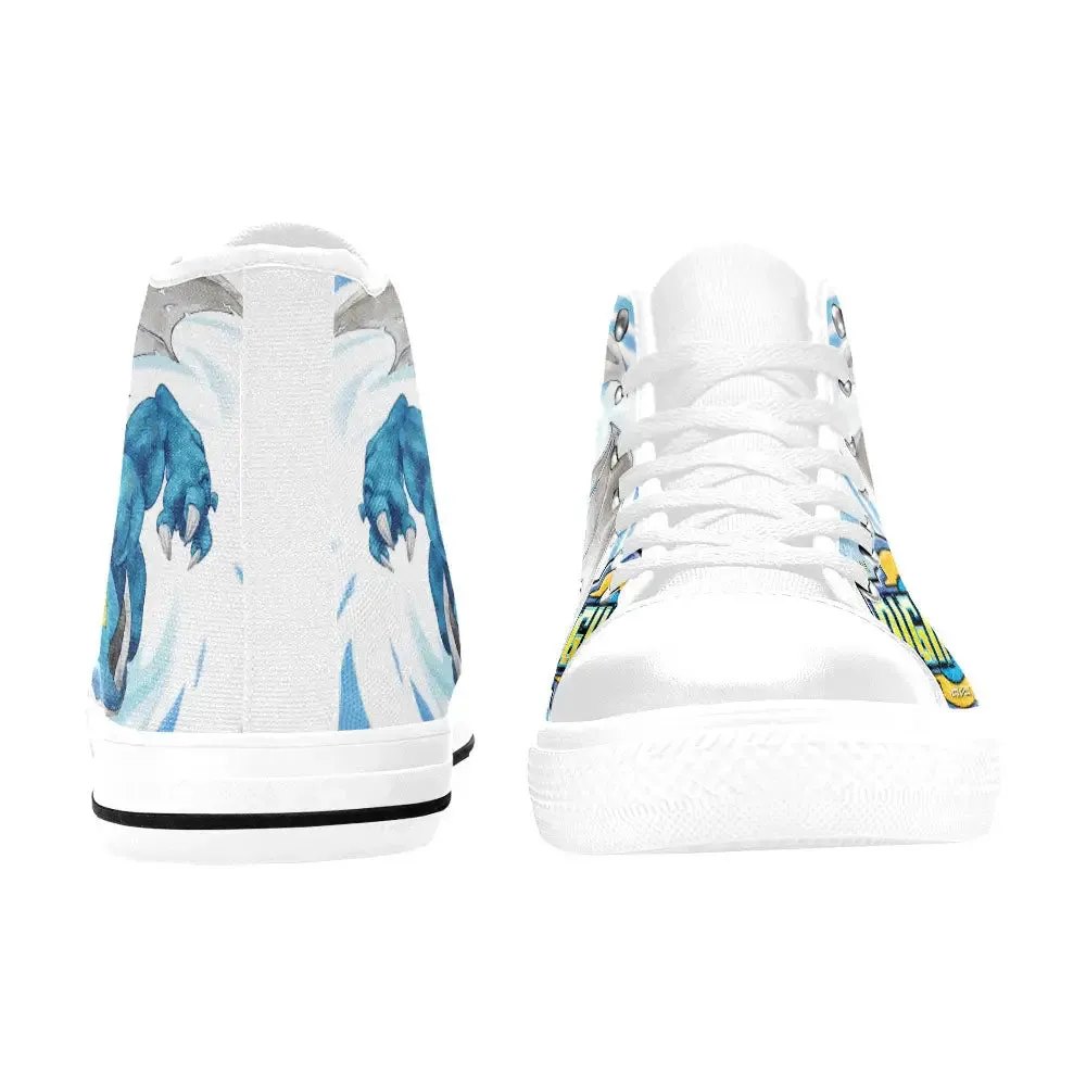 Digimon Adventure ExVeemon Shoes High Top Sneakers for Kids and Adults