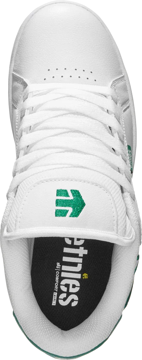 Etnies Mens Fader White Green Shoes