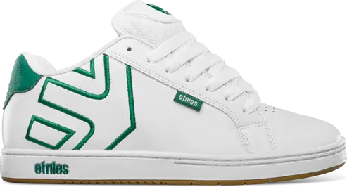 Etnies Mens Fader White Green Shoes