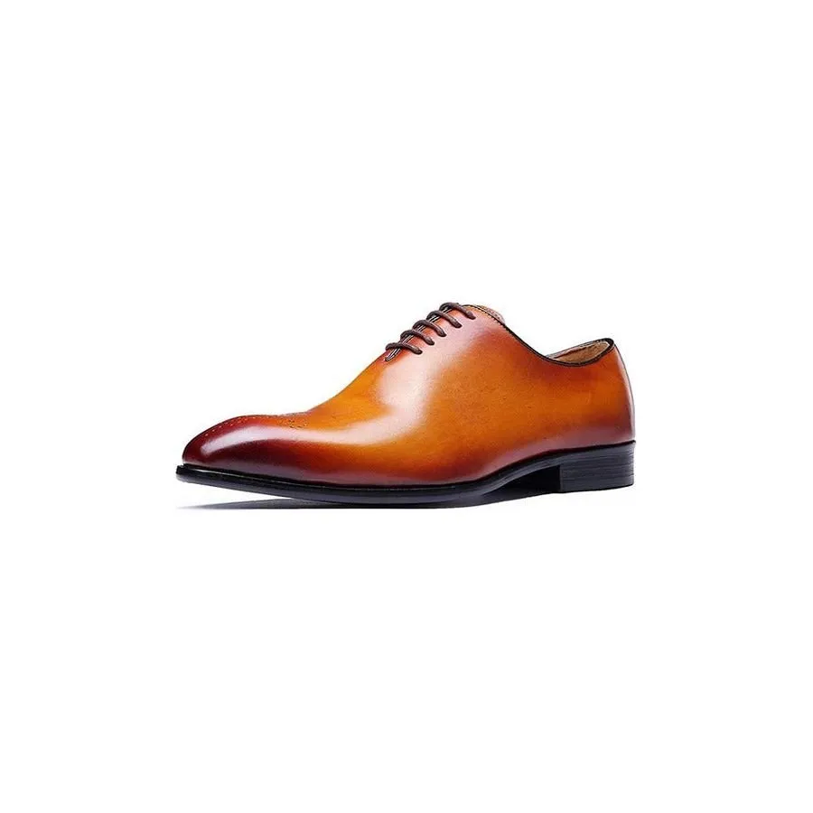 Exotic Dot Style Brogue Dress Shoes