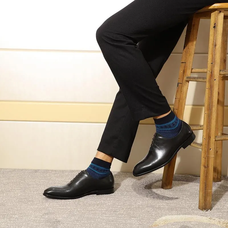 Exotic Dot Style Brogue Dress Shoes