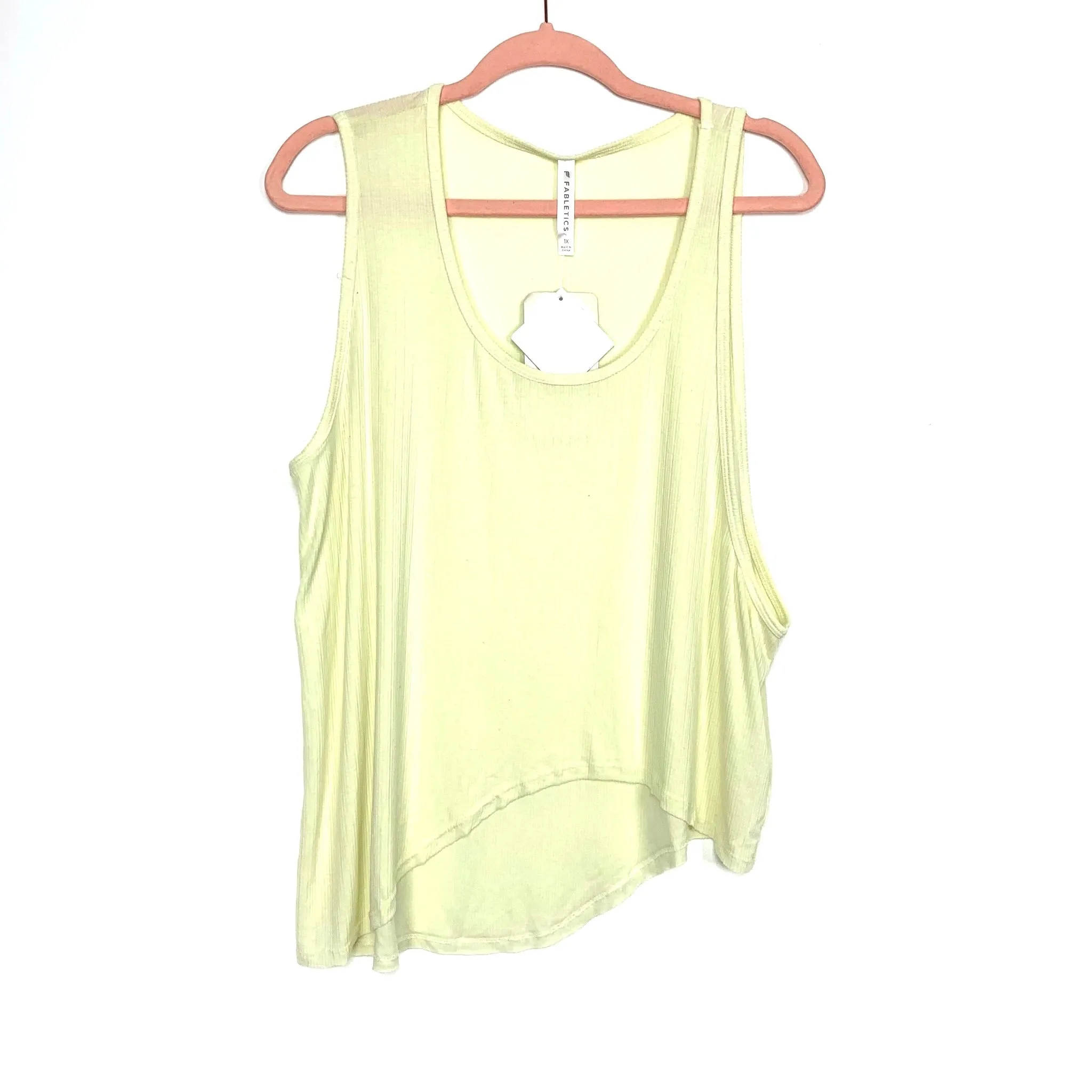 Fabletics Rani Asymmetrical Tank NWT- Size 1X