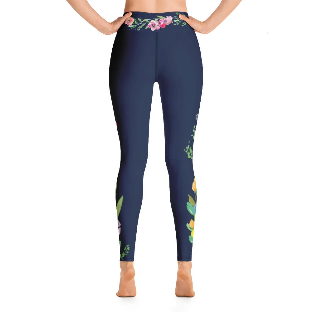Garden Yoga Leggings