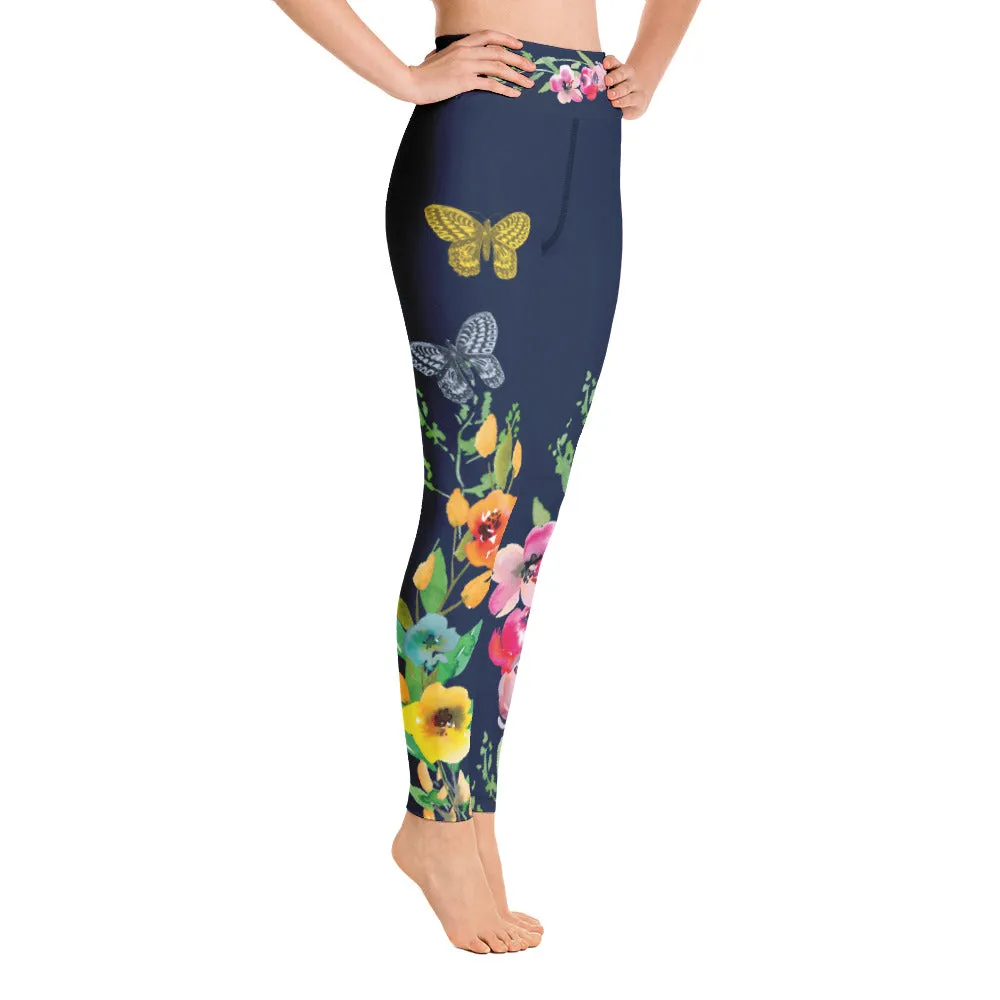 Garden Yoga Leggings