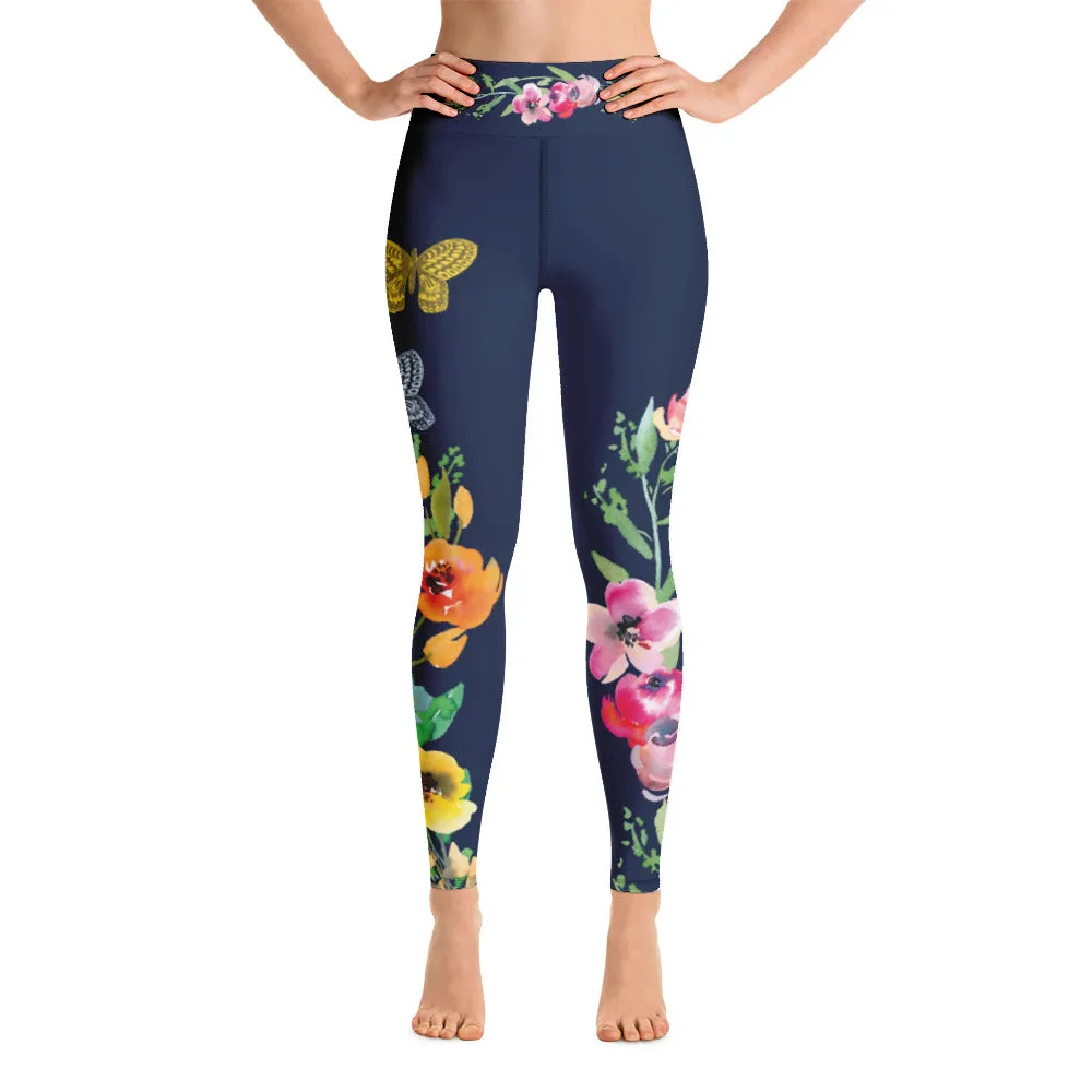 Garden Yoga Leggings