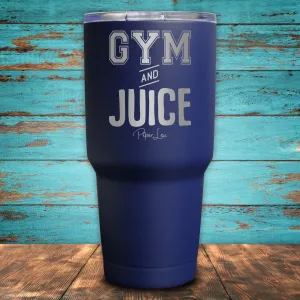 Gym & Juice Coated Drinkware