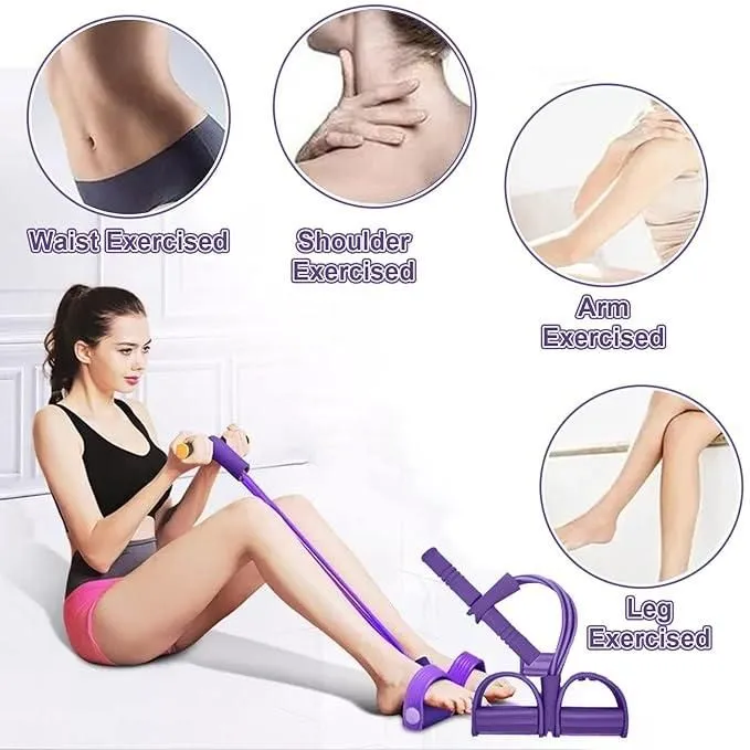 Home Workout Yoga Pedal Puller Resistance Band Fitness Equipment