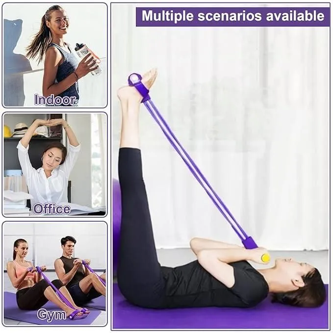 Home Workout Yoga Pedal Puller Resistance Band Fitness Equipment