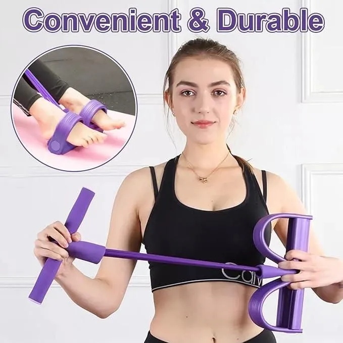 Home Workout Yoga Pedal Puller Resistance Band Fitness Equipment
