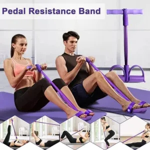 Home Workout Yoga Pedal Puller Resistance Band Fitness Equipment