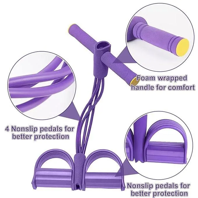 Home Workout Yoga Pedal Puller Resistance Band Fitness Equipment