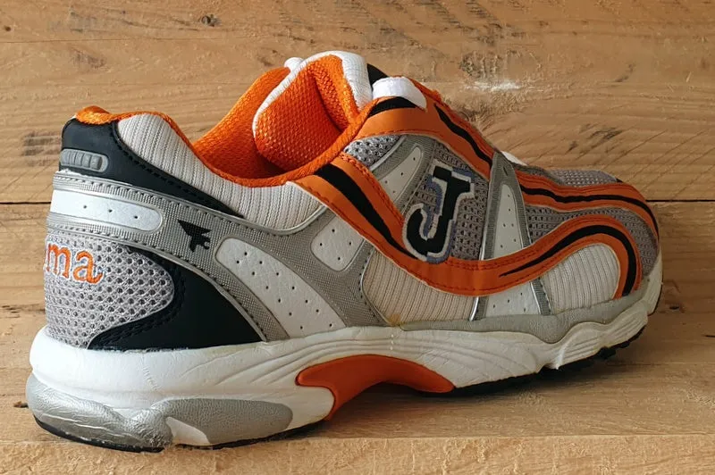 Joma Retro Running Low Textile Trainers UK8.5/US9.5/EU43 Orange/Grey/White/Black