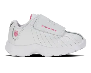 K-Swiss Kids St329 Strap White Shocking Pink Shoes