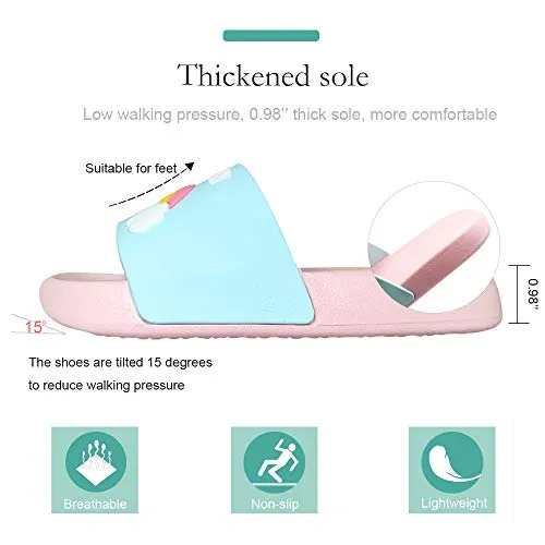 Kids Classic Cute Cartoon Lightweight Sandals (Pink)