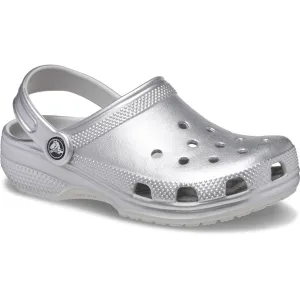 Kids' Classic Glitter Clogs - Sparkly Lightweight Shoes with Pivoting Heel Strap, Croslite Foam for Comfort & Traction, Flexible, Secure Fit
