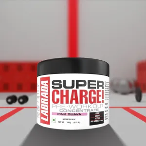 Labrada SUPER CHARGE Pre-Workout Concentrate - (Pik Guava)