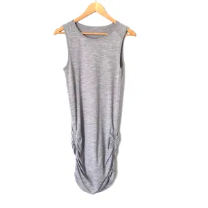 Lululemon Heathered Grey Ruched Tank Dress- Size ~4