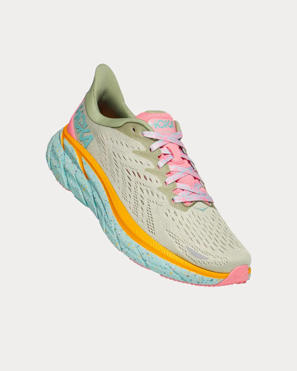 Movement Clifton 8 Sea Weed / Green Tea Running Shoes