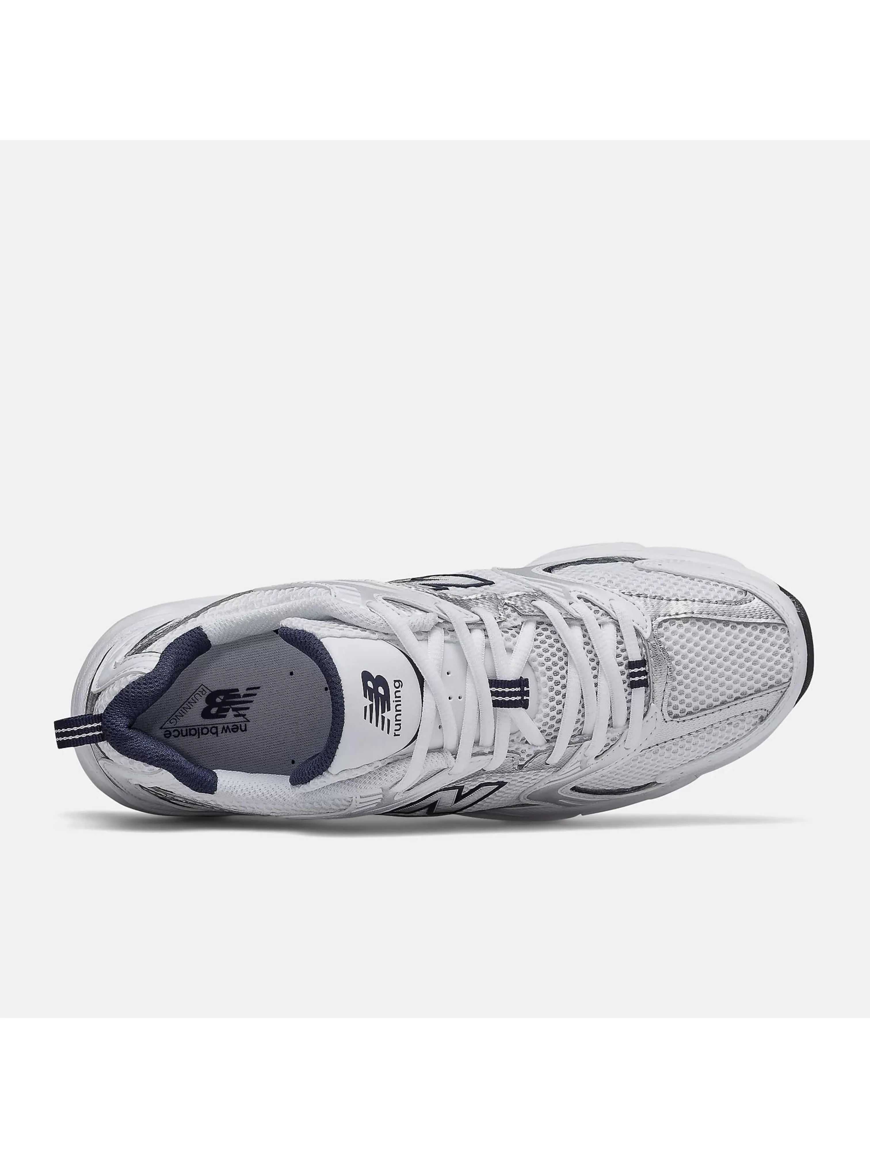 New Balance 530 White Silver Navy