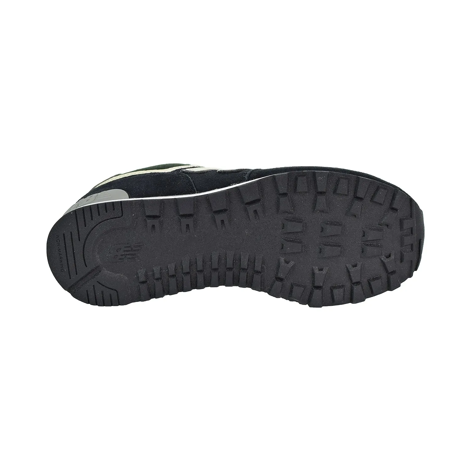 New Balance 574 Classic Big Kid's Shoes Black/Flame