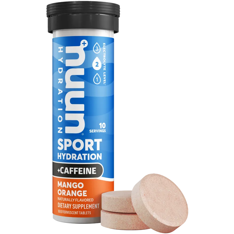 Nuun Hydration Sport Mango Orange  Caffeine Free Tablets 10 ct